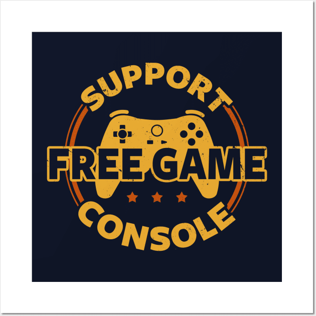 Funny Gamer Console Protest Gaming Slogan Gift For Gamers Wall Art by Originals By Boggs